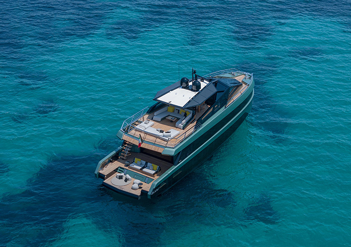 The new wallywhy150 to make its US debut at the 2023 Fort Lauderdale International Boat Show. 
 
